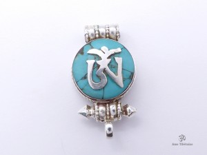 PA426 Pendentif Argent Massif Ghau Om