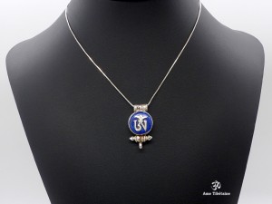PA427 Pendentif Argent Massif Ghau Om