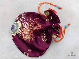 PochTib114 Pochette Tibétaine pour Mala