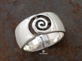 BA292 Bague Argent Massif Taille 52