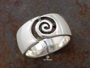 BA292 Bague Argent Massif Taille 52