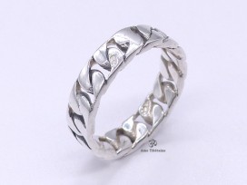 BA293 Bague Argent Massif Taille 53