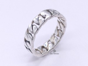 BA293 Bague Argent Massif Taille 53