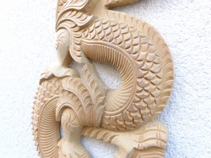 DMD55. Dragon en Bois