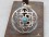 PA156 Pendentif Argent Massif Tibétain Mandala Turquoise
