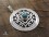 PA158 Pendentif Argent Massif Tibétain Mandala Turquoise