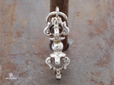 PA275 Pendentif Argent Massif Dorje Vajra