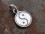 PA377 Pendentif Charme Argent Massif Yin Yang