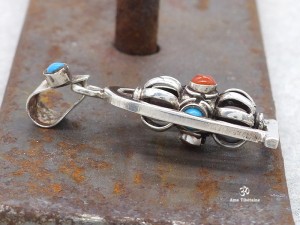 PA346 Pendentif Argent Massif Dorje Vajra