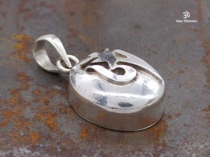 PA291 Pendentif Argent Massif Om