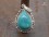 PA310 Pendentif Tibétain Argent Massif Turquoise