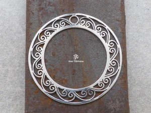 PA314 Pendentif Tibétain Argent Massif