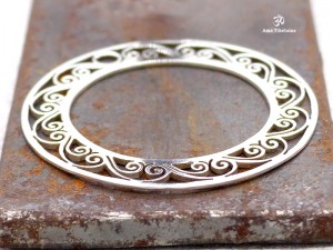 PA314 Pendentif Tibétain Argent Massif