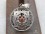 PA395 Pendentif Argent Massif Mandala Corail