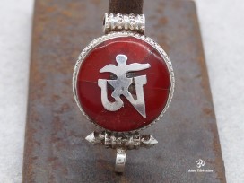 PA391 Pendentif Argent Massif Ghau Om