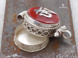 PA391 Pendentif Argent Massif Ghau Om