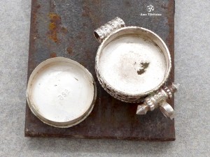 PA391 Pendentif Argent Massif Ghau Om
