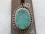 PA242 Pendentif Tibétain Argent Massif Turquoise
