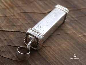 PA358 Pendentif Argent Massif Ghau Astamangala