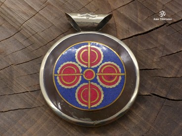 PD84 Pendentif Mandala Dorje Noeud Sans Fin