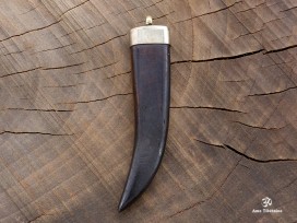 PD20 Pendentif Tibétain Corne de Yak