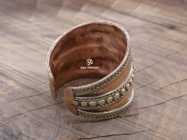 BD95 Bague Tibétaine 3 Métaux Om