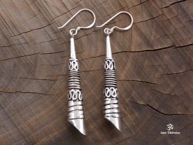 BdOA01 Boucles d’Oreille Argent Massif 