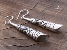 BdOA01 Boucles d’Oreille Argent Massif 