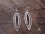 BdOA46 Boucles d’Oreille Tibétaines Argent Massif