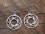 BdOA73 Boucles d’Oreille Tibétaines Argent Massif