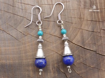 BdOD27 Boucles d’Oreille Tibétaines