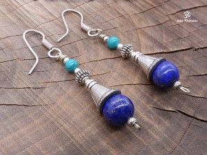 BdOD27 Boucles d’Oreille Tibétaines