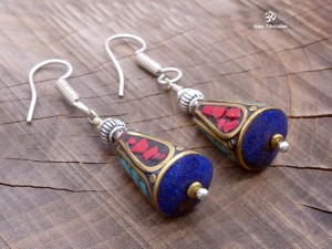 BdOD44 Boucles d’Oreille Tibétaines