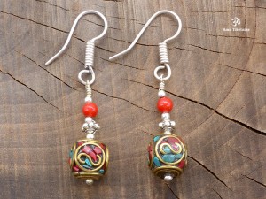 BdOD46 Boucles d’Oreille Tibétaines