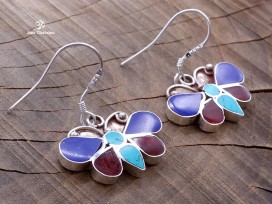 BdOD50 Boucles d’Oreille Tibétaines