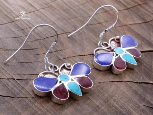 BdOD50 Boucles d’Oreille Tibétaines