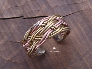 BD42 Bague Tibétaine 3 Métaux