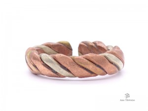 BD78 Bague Tibétaine Cuivre Laiton