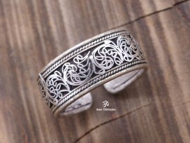 BD79 Bague Tibétaine Filigrane
