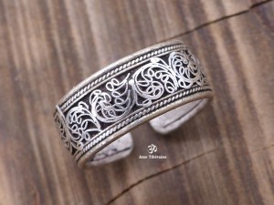 BD79 Bague Tibétaine Filigrane