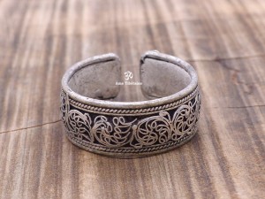BD79 Bague Tibétaine Filigrane