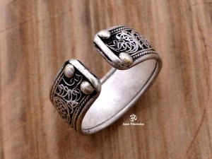 BD79 Bague Tibétaine Filigrane