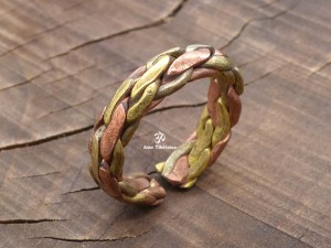 BD75 Bague Tibétaine 3 Métaux