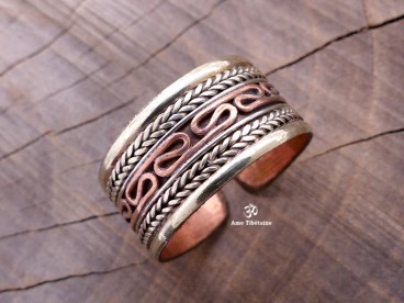 BD94 Bague Tibétaine 3 Métaux