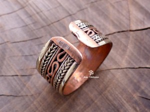 BD94 Bague Tibétaine 3 Métaux