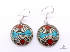BdOD47 Boucles d’Oreille Tibétaines