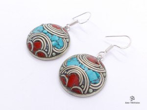 BdOD47 Boucles d’Oreille Tibétaines