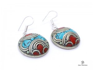 BdOD47 Boucles d’Oreille Tibétaines