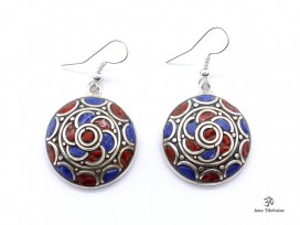 BdOD54 Boucles d’Oreille Tibétaines