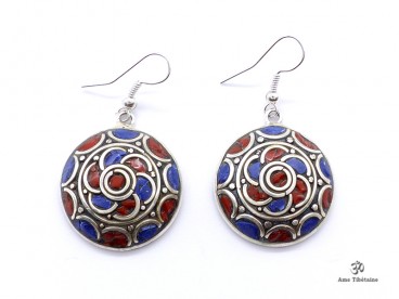 BdOD54 Boucles d’Oreille Tibétaines